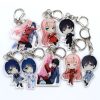 02 Zero Two Anime Figures Keychain Darling In The Franxx Acrylic key Chain for Car Bag 2 - Darling In The FranXX Shop