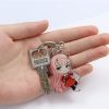 02 Zero Two Anime Figures Keychain Darling In The Franxx Acrylic key Chain for Car Bag 3 - Darling In The FranXX Shop