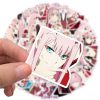 10 30 50Pcs Set Anime DARLING In The FRANXX Stickers Waterproof PVC Laptop Luggage Guitar Skateboard 2 - Darling In The FranXX Shop