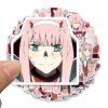 10 50 100PCS DARLING in the FRANXX Anime Kawaii ZERO TWO 02 Anime Sticker Skateboard Luggage 4 - Darling In The FranXX Shop