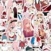 10 50 100Pcs Japan Anime Stickers Darling in the Franxx ZERO TWO Laptop Suitcase Skateboard Graffiti 1 - Darling In The FranXX Shop