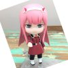 10CM Amine Figure Darling in the FRANXX Q Version Uniform Combat Uniform Dolls Toy Gift Collect 3 - Darling In The FranXX Shop