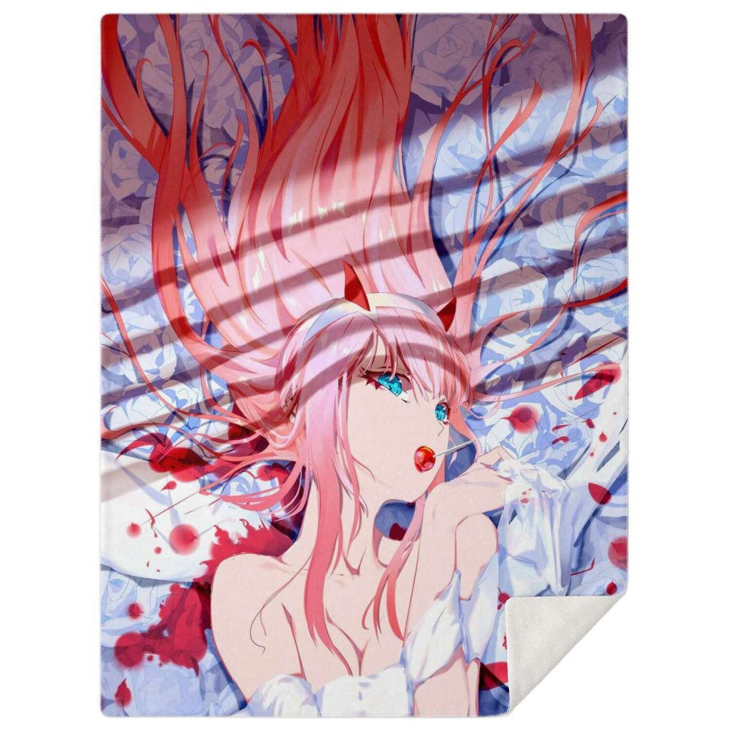 1ebd95a64be9baa9524b917257178ab4 blanket vertical flat - Darling In The FranXX Shop