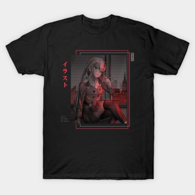 Lo Fi Chill Zero Two T-Shirt Official Haikyuu Merch