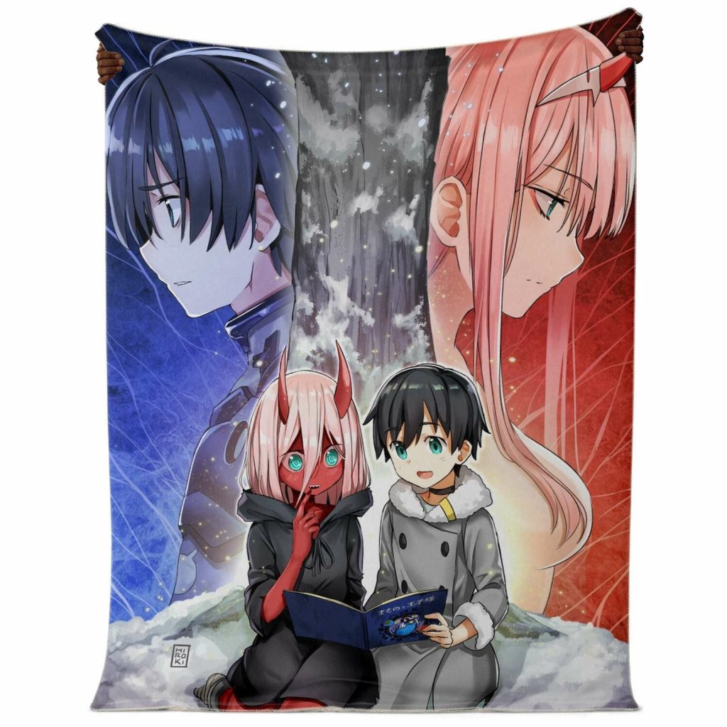 25aff8f09ddce39fe31cf4c37d22bad9 blanket vertical neutral - Darling In The FranXX Shop