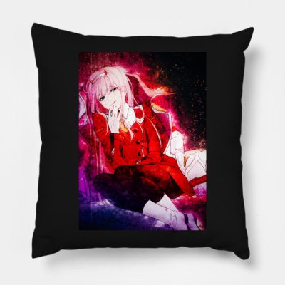 Darling In The Franxx Zero Two Throw Pillow Official Haikyuu Merch