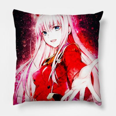 Zero Two Darling In The Franxx Throw Pillow Official Haikyuu Merch