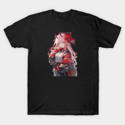 Darling In The Franxx Zero Two In Japanese Kimono T-Shirt Official Haikyuu Merch