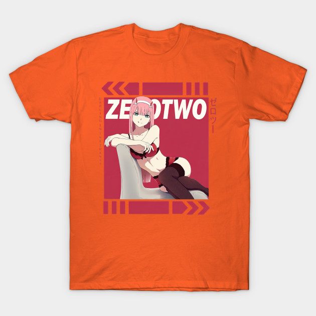 The Franxx Zero Two Square T Shirt Darling In The Franxx Shop 