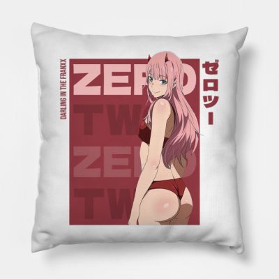 Zero Two Darling In The Franxx Throw Pillow Official Haikyuu Merch