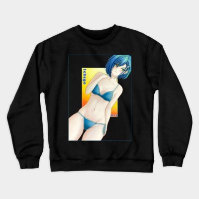 Ichigo Swimsuit From Darling In The Franxx By Ange Crewneck Sweatshirt Official Haikyuu Merch