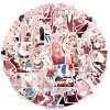 50 100pcs Anime Darling in the Fanxx Stickers Zero Two 002 Stickers For Laptop Luggage Motorcycle 1 - Darling In The FranXX Shop