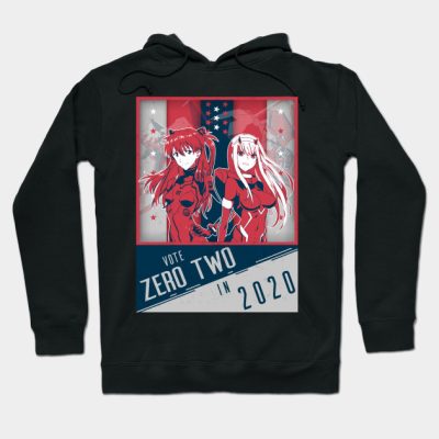 Zero Two Politcal Evangelion Darling In The Franxx Hoodie Official Haikyuu Merch