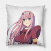 Zero Two Darling In The Franxx Throw Pillow Official Haikyuu Merch