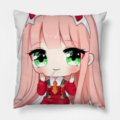 Darling In The Franxx T Shirt Throw Pillow Official Haikyuu Merch