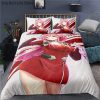 Anime DARLING in the FRANXX ZERO Bedding Set Zero Two Darling Girl Duvet Cover with Pillowcase - Darling In The FranXX Shop