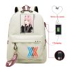 Anime Darling In The Franxx Zero Two School Backpack Bag Usb Charging Harajuku Casual Anime Graphic 1 - Darling In The FranXX Shop