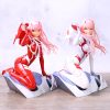 Anime Figure Darling in the FRANXX Figure Zero Two 02 Red White Clothes Sexy Girls PVC - Darling In The FranXX Shop