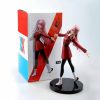 Anime Figure Darling in the FRANXX Figure Zero Two 02 Red White Clothes Sexy Girls PVC 11 - Darling In The FranXX Shop