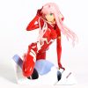 Anime Figure Darling in the FRANXX Figure Zero Two 02 Red White Clothes Sexy Girls PVC 3 - Darling In The FranXX Shop