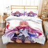 DARLING In The FRANXX Zero Two 3D Printed Cover Set Twin Full Queen King Size Bedding - Darling In The FranXX Shop