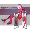 Darling In The Franxx 02 Zero Two Pendant Small Keychains Dakimakura Cartoon Japanese Anime Mini Body 2 - Darling In The FranXX Shop