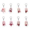 Japan Anime DARLING In The FRANXX Keychain 02 ZERO TWO Cosplay Cute Pendant Men Women Key 7 - Darling In The FranXX Shop