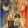 Japanese Anime DARLING in the FRANXX Retro Poster Decoration Bedroom Living Room Kraft Paper Poster High.jpg 640x640 17 - Darling In The FranXX Shop