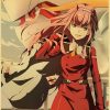 Japanese Anime DARLING in the FRANXX Retro Poster Decoration Bedroom Living Room Kraft Paper Poster High.jpg 640x640 22 - Darling In The FranXX Shop