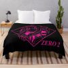 Zero Two- Darlinginthefranxx Throw Blanket Official Darling In The FranXX Merch