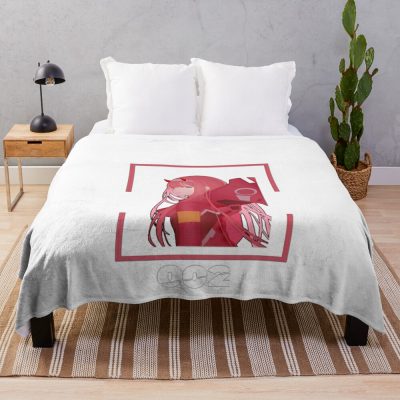 Zero Two Throw Blanket Official Darling In The FranXX Merch