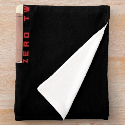 Zero Two 02 - Darling In The Franxx Throw Blanket Official Darling In The FranXX Merch