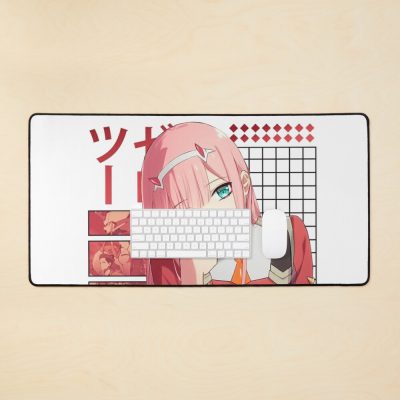 Zero Two 002 | Darling In The Franxx Mouse Pad Official Darling In The FranXX Merch