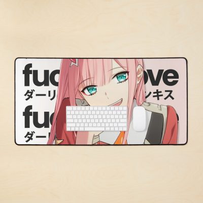 Zero Two ダーリン・イン・ザ・フランキス Fuck Love Mouse Pad Official Darling In The FranXX Merch