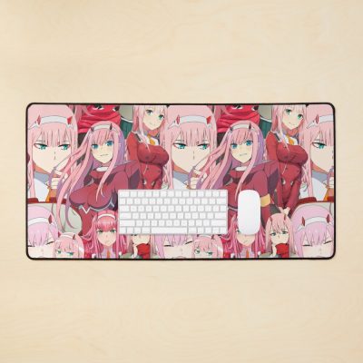 Zero Two Tribute Pattern Mouse Pad Official Darling In The FranXX Merch