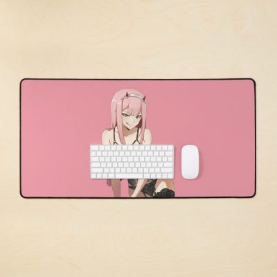 Darling In The Franxx - Devil Horns Sticker Mouse Pad Official Darling In The FranXX Merch