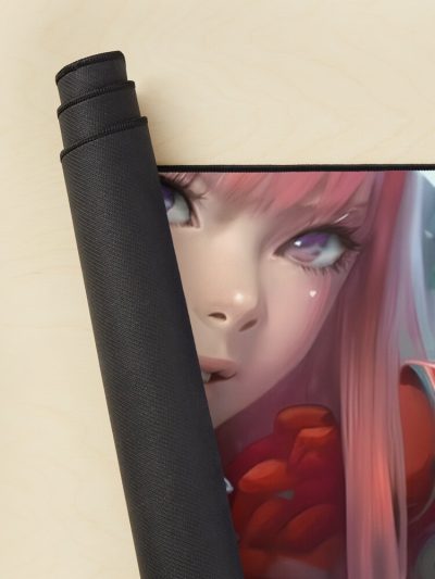 Zero Two 002 From Darling In The Franxx Strelizia Mouse Pad Official Darling In The FranXX Merch