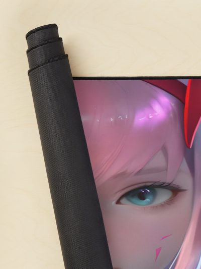 Fine Art Portrait Of Zero Two | Darling In The Franxx Mouse Pad Official Darling In The FranXX Merch