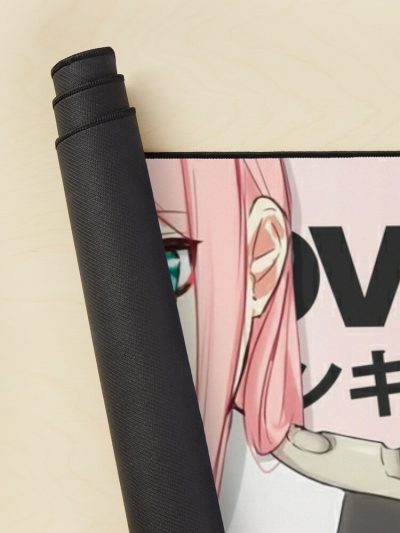 Zero Two ダーリン・イン・ザ・フランキス Fuck Love Mouse Pad Official Darling In The FranXX Merch