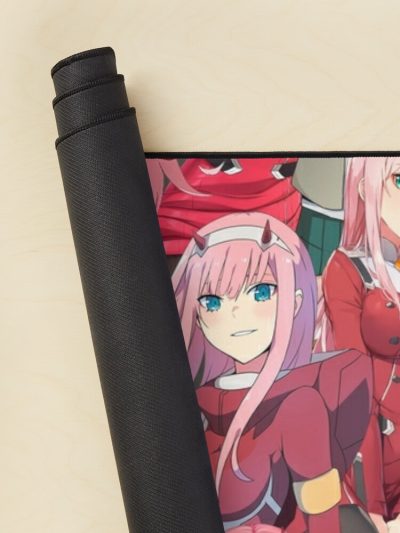 Zero Two Tribute Pattern Mouse Pad Official Darling In The FranXX Merch