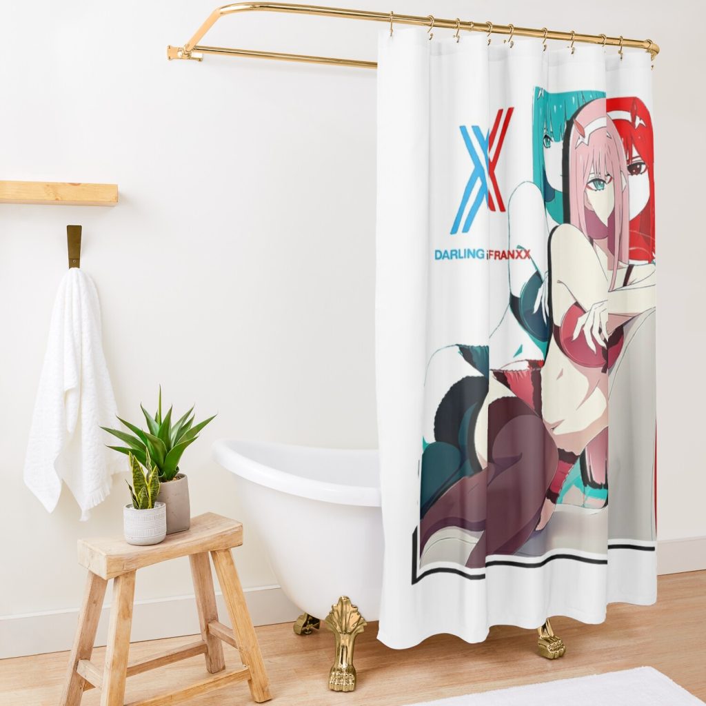 Shower Curtain Official Darling In The FranXX Merch