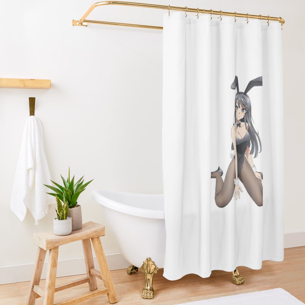 Mai Sakurajima Shower Curtain Official Darling In The FranXX Merch