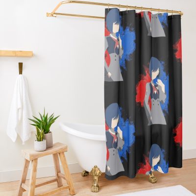 Darling In The Franxx Minimalist (Ichigo) Shower Curtain Official Darling In The FranXX Merch