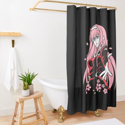 Zero Two Shower Curtain Official Darling In The FranXX Merch