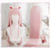 Anime DARLING in the FRANXX 02 Cosplay Wigs Zero Two Wigs 100cm Long Pink Synthetic Hair - Darling In The FranXX Shop