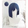 DARLING in the FRANXX 015 Cosplay Wigs Ichigo Wigs 24cm Short Blue Synthetic Hair Perucas Cosplay - Darling In The FranXX Shop