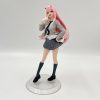 18cm DARLING in the FRANXX 02 Anime Girl Figure School Uniform Zero Two Sexy Action Figure 1 - Darling In The FranXX Shop