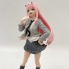 18cm DARLING in the FRANXX 02 Anime Girl Figure School Uniform Zero Two Sexy Action Figure 5 - Darling In The FranXX Shop