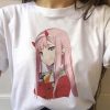 2021 New Women T Shirt Kawaii Zero Two Anime DARLING In The FRANXX Clothes Harajuku Summer 20.jpg 640x640 20 - Darling In The FranXX Shop