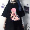 Anime Darling In The Franxx T Shirts Men Women Short Sleeves Tees Tops - Darling In The FranXX Shop